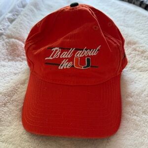 University of Miami “It's all about the U' Embroidered Baseball Cap
